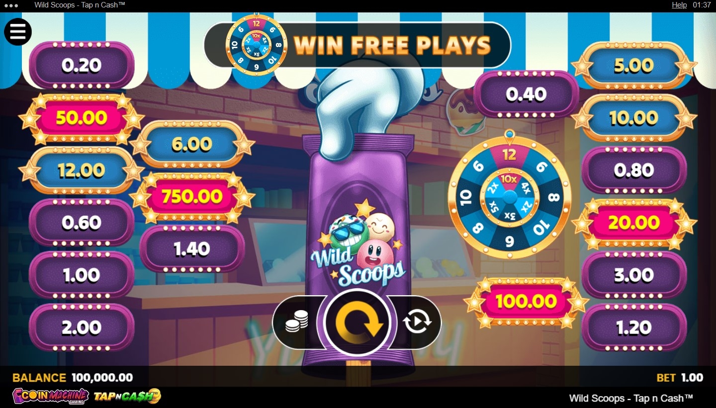 Wild Scoops - Tap n Cash