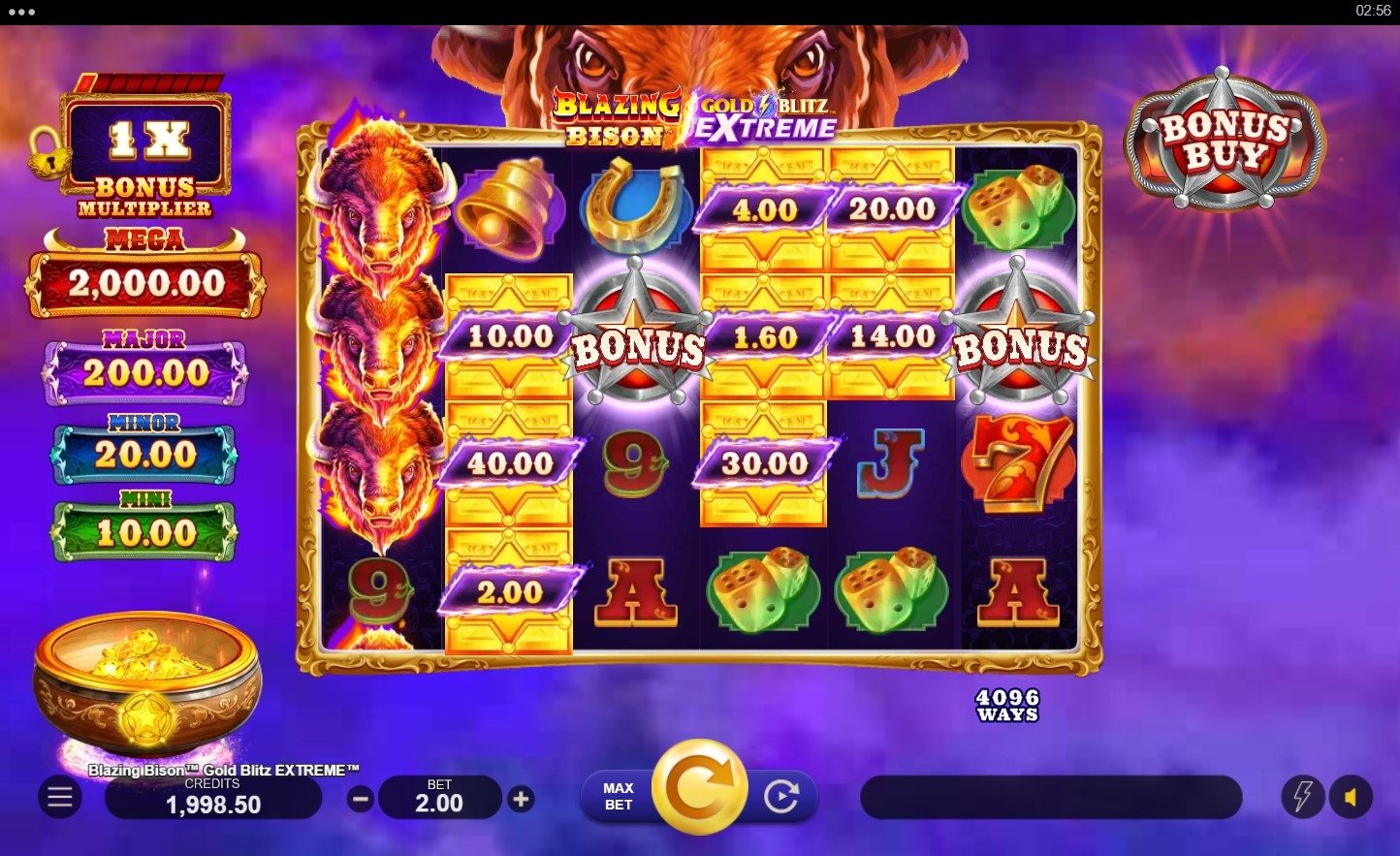 Blazing Bison: Gold Blitz Extreme