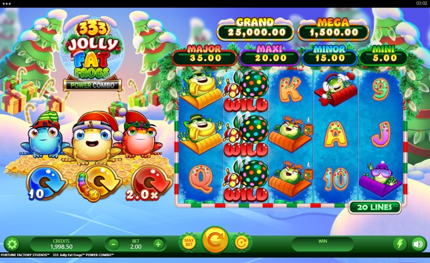 333 Jolly Fat Frogs Power Combo