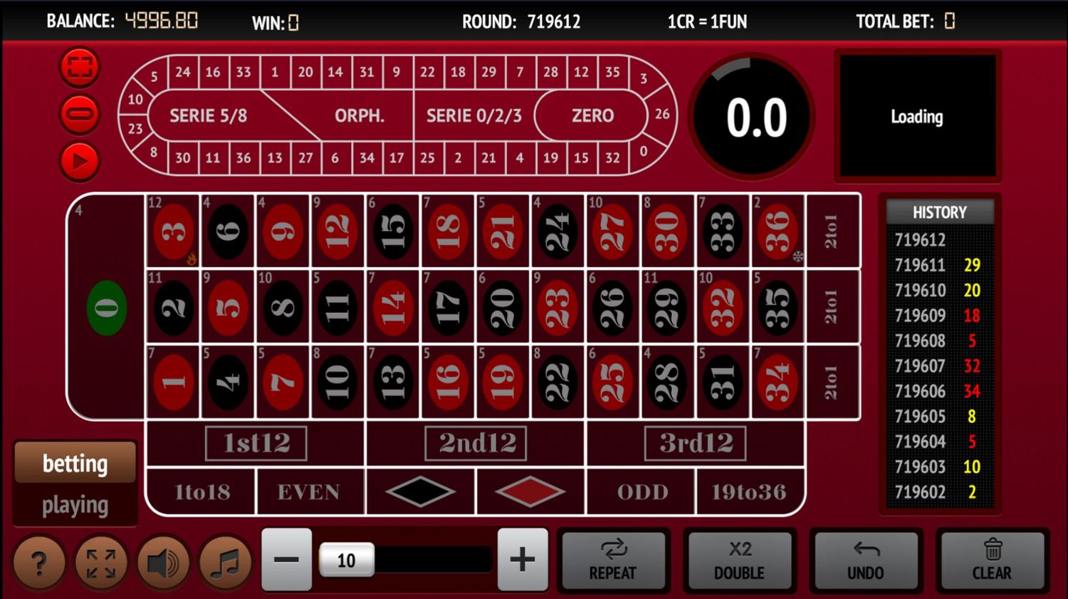 Live Roulette
