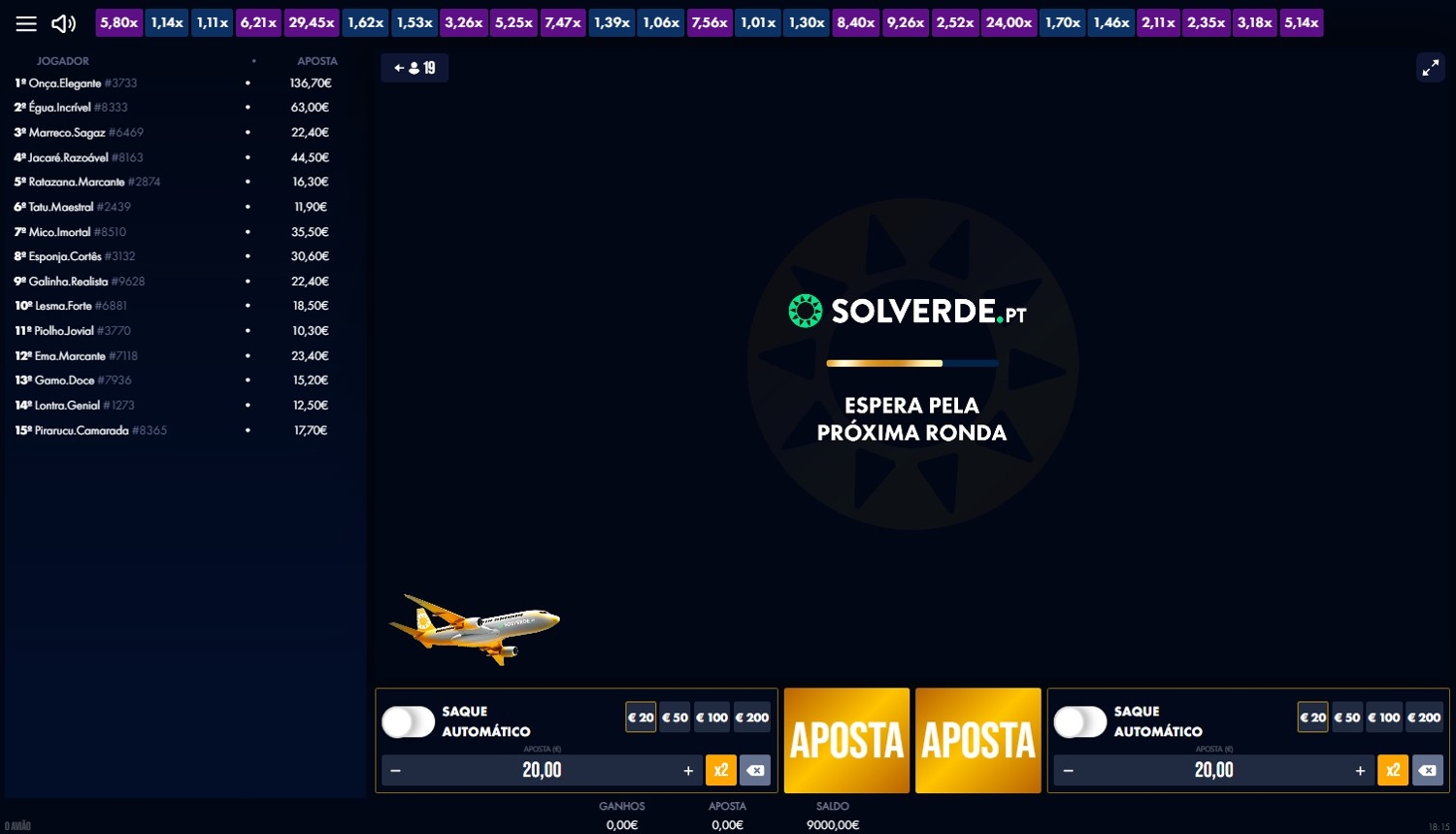 O Avião 1st Class