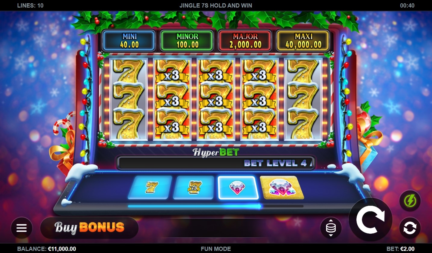 Jingle 7s Hold and Win