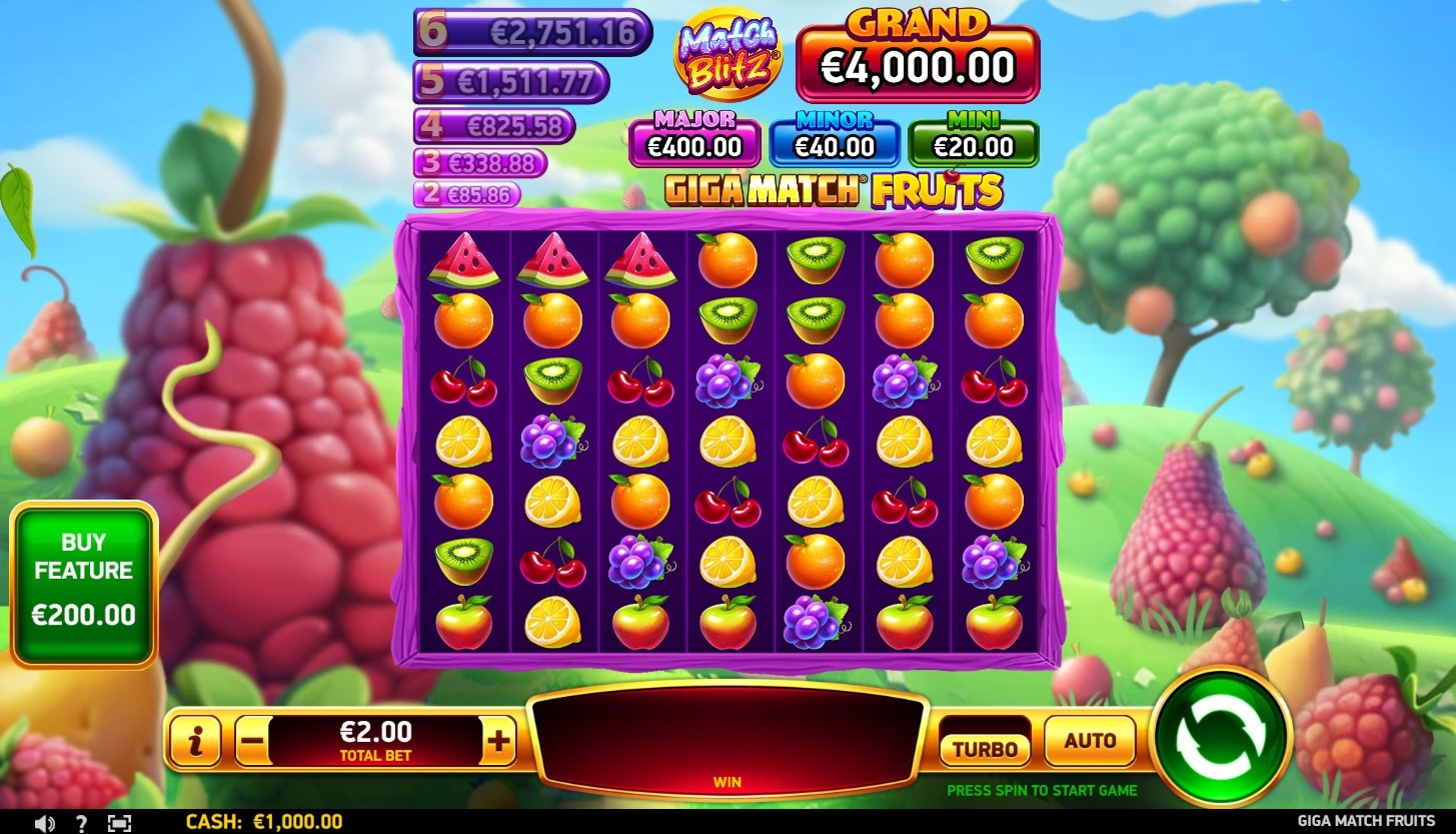 Giga Match Fruits