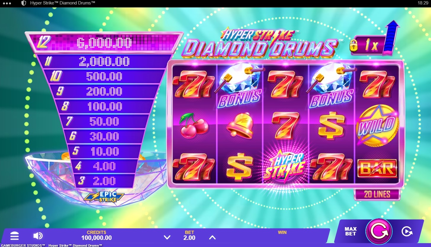 Hyper Strike Diamond Drums