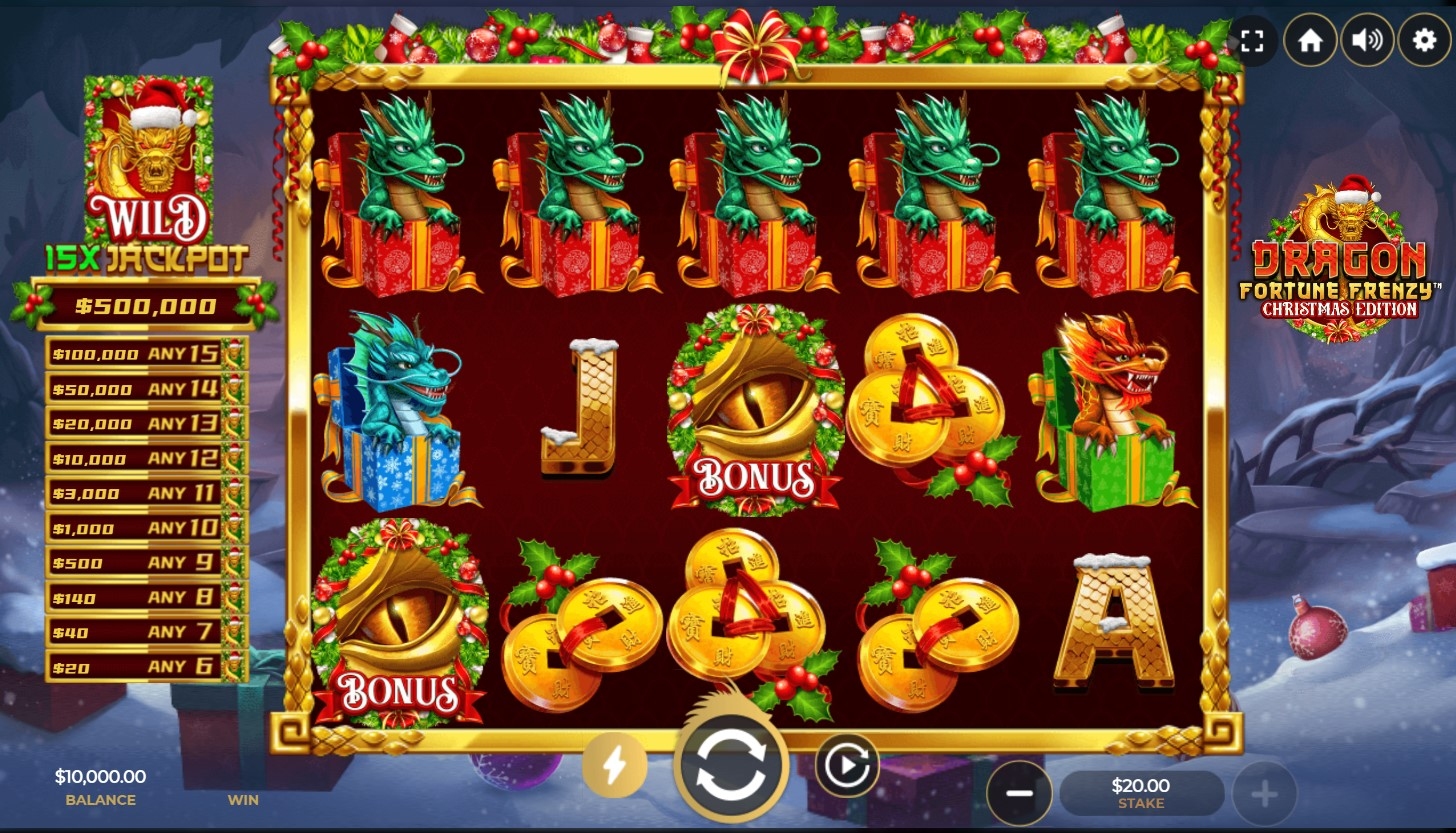 Dragon Fortune Frenzy Christmas Edition