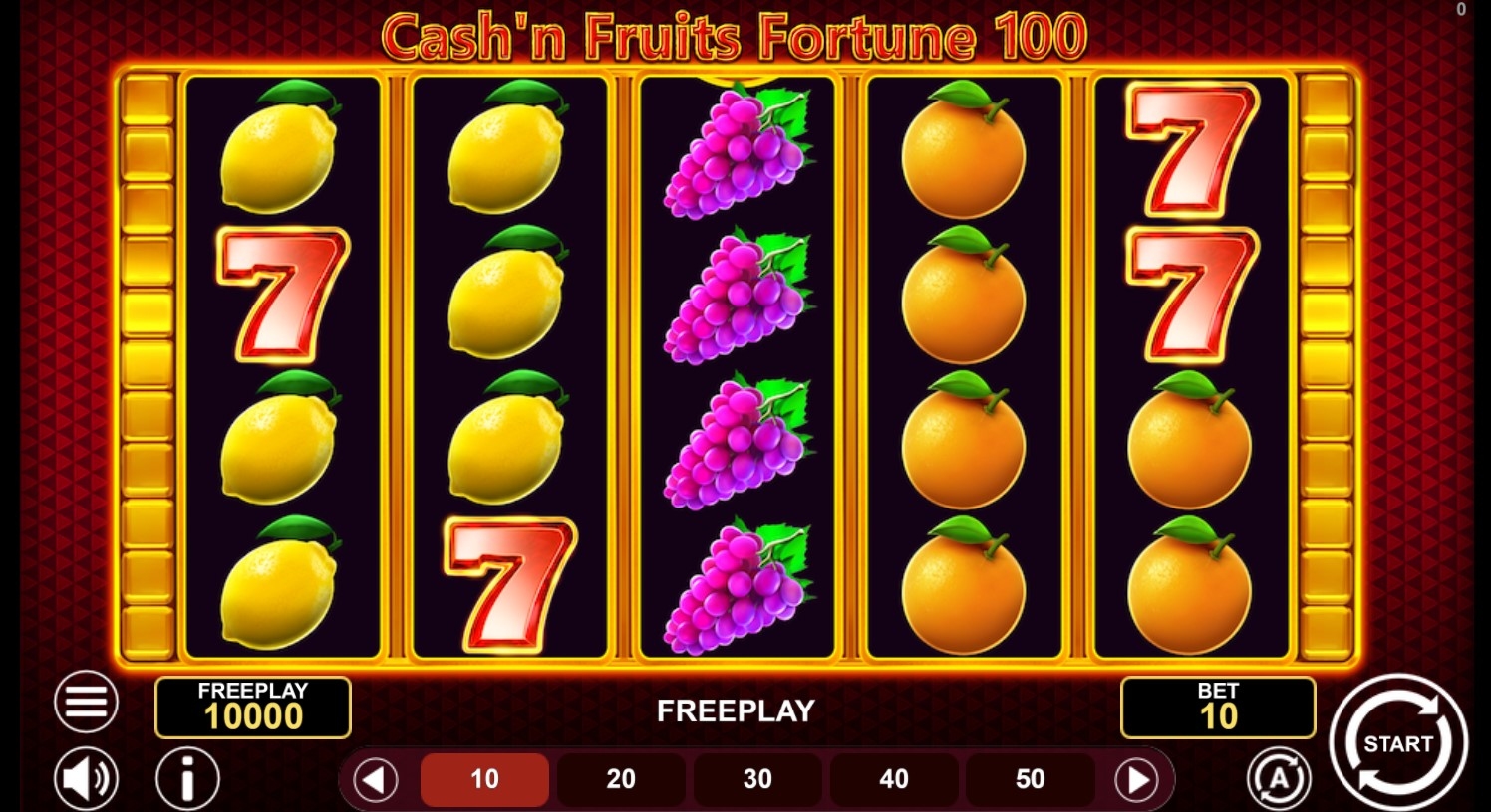 Cash'n Fruits Fortune 100