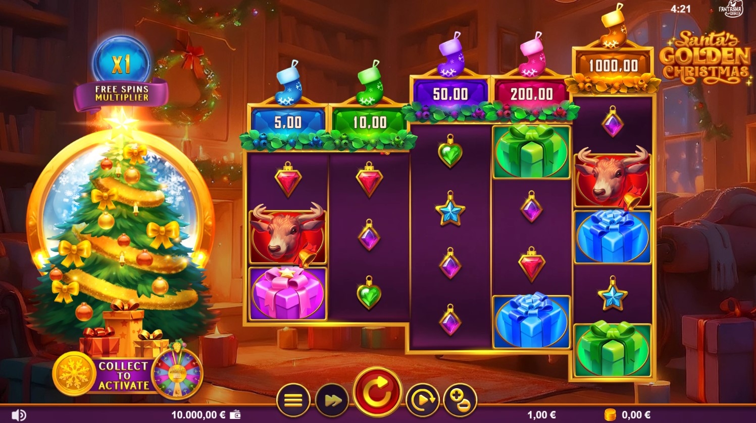 Santa's Golden Christmas