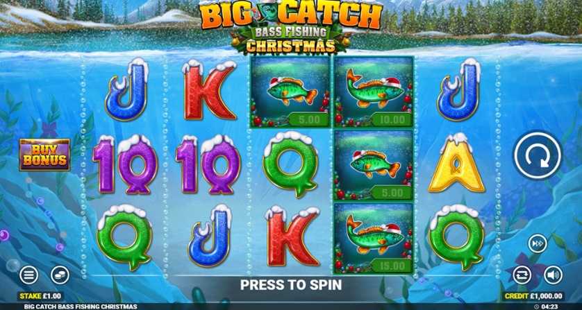 Big Catch Bass Fishing Christmas
