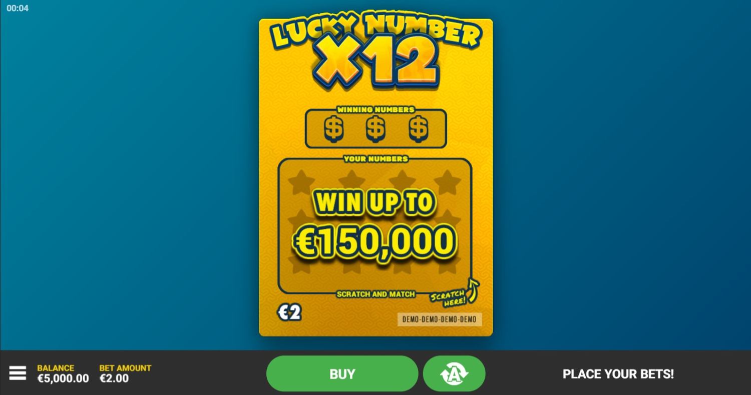 Lucky Number x12