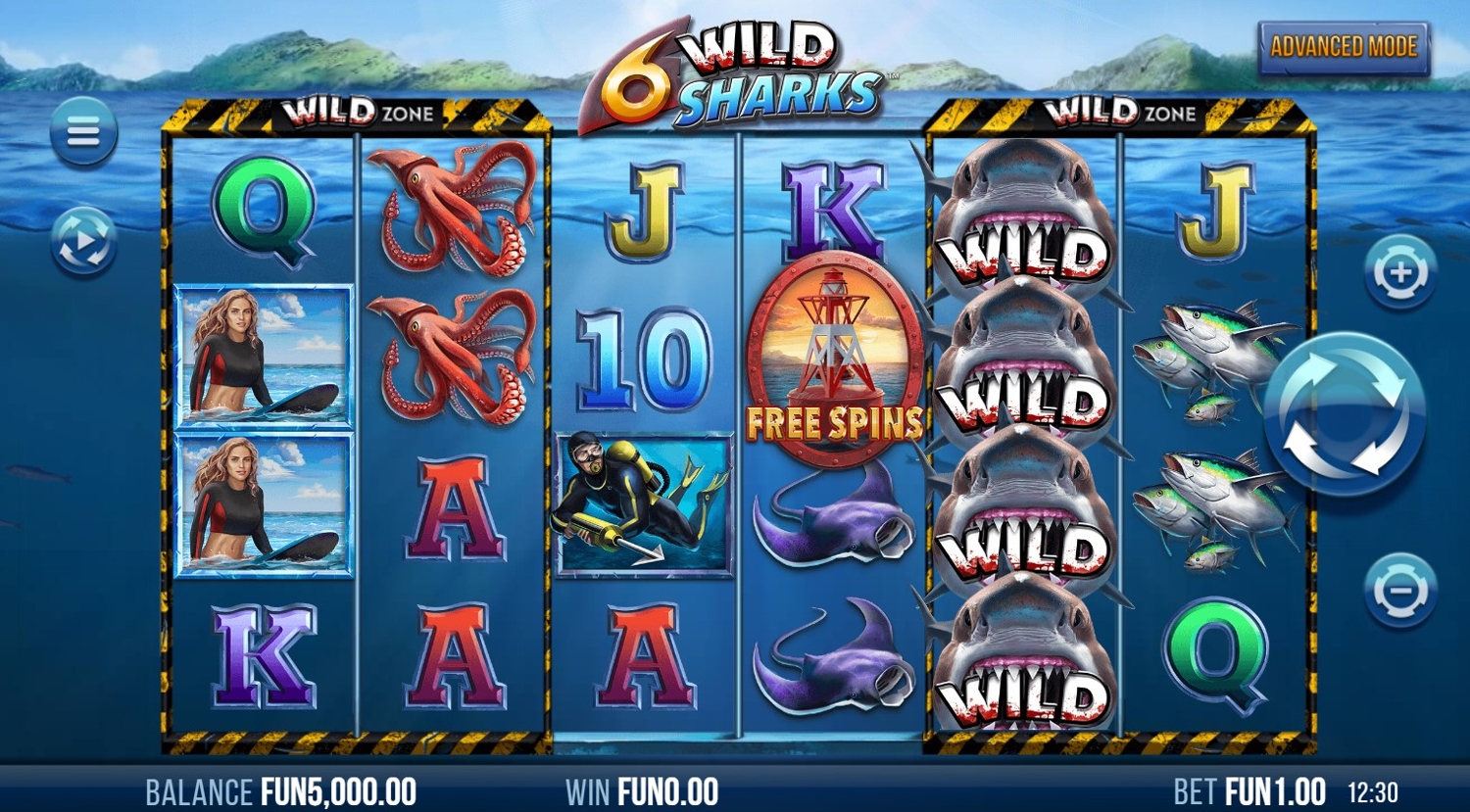 6 Wild Sharks