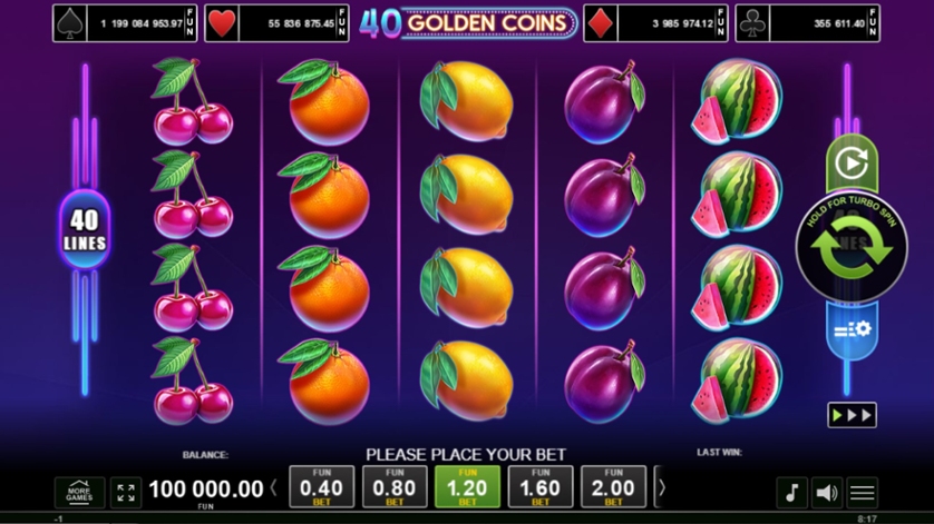 40 Golden Coins