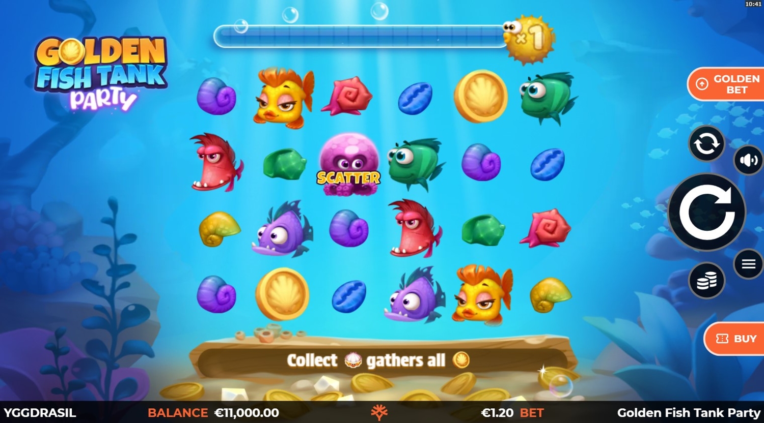 Golden Fish Tank Party