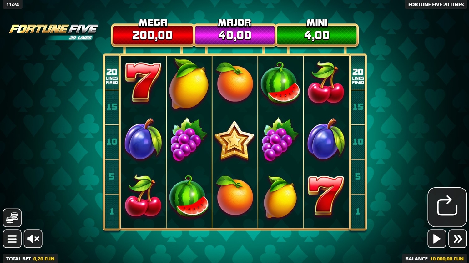 Fortune Five 20 Lines