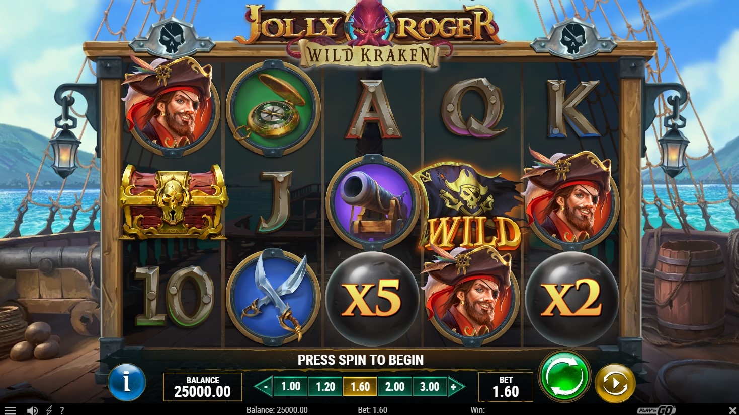 Jolly Roger Wild Kraken