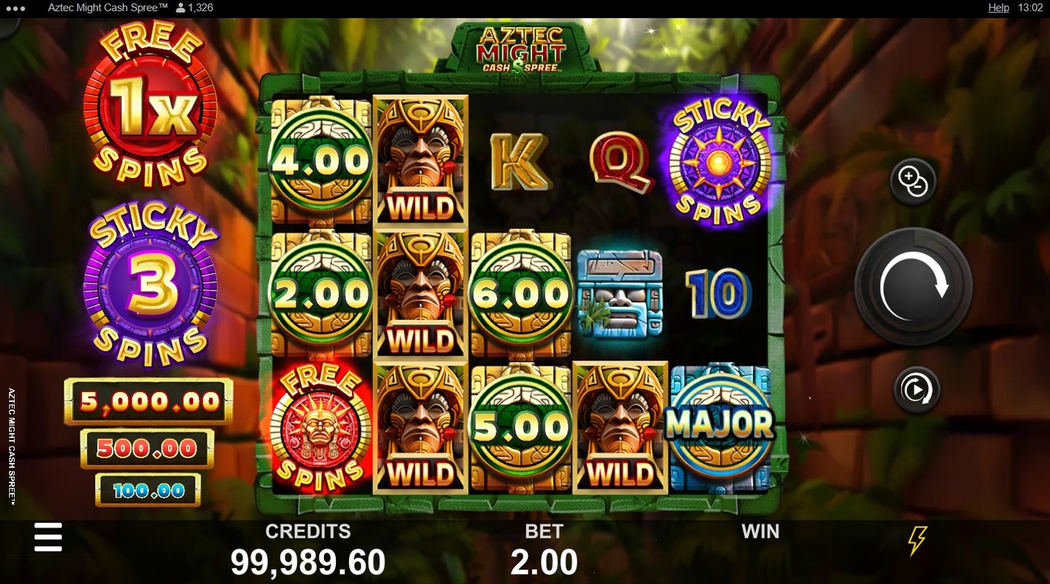 Aztec Might Cash Spree