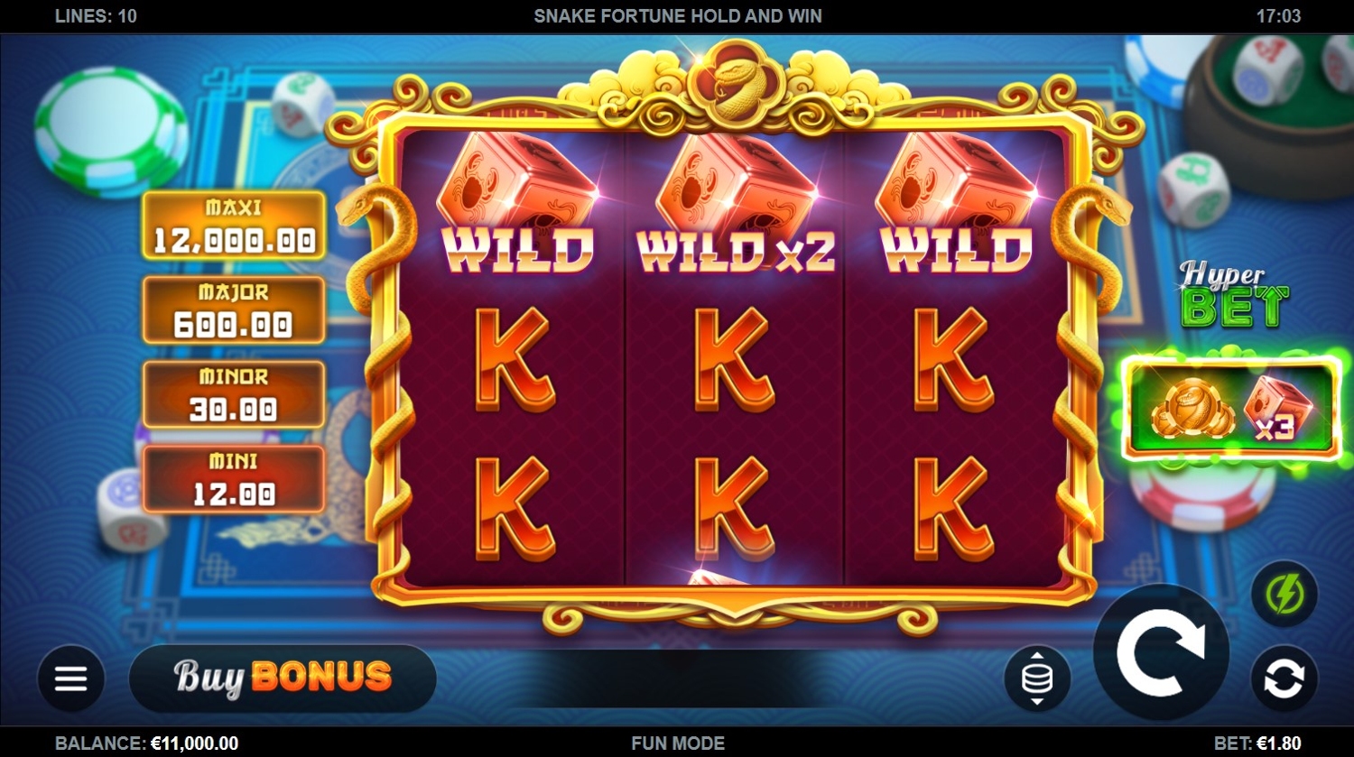 Snake Fortune Hold and Win