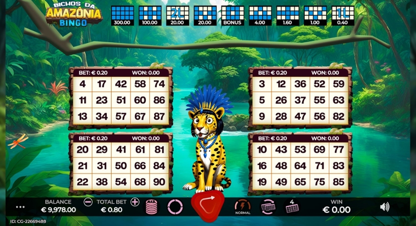 Bichos Da Amazonia Bingo