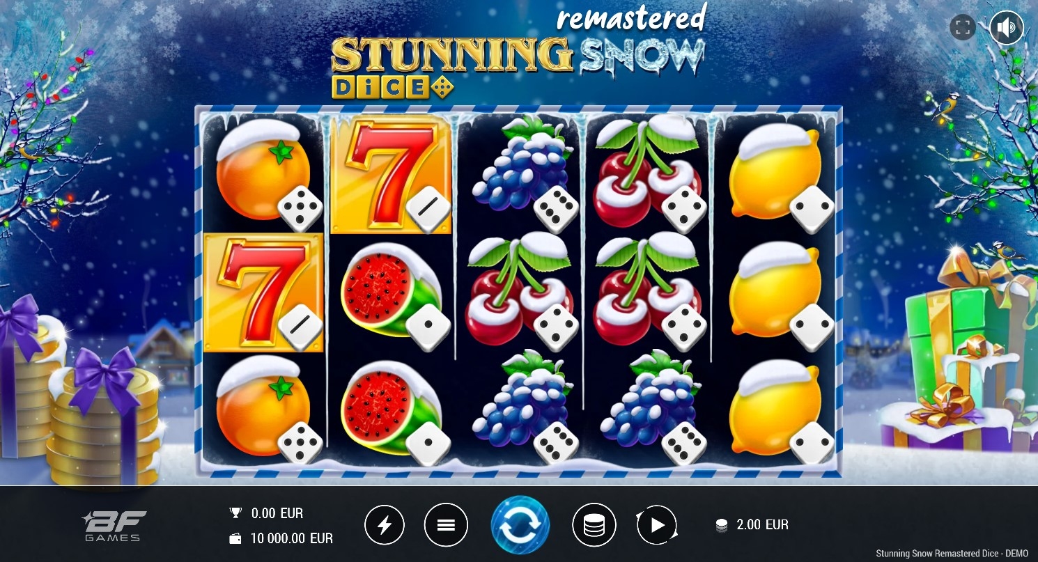 Stunning Snow Remastered Dice