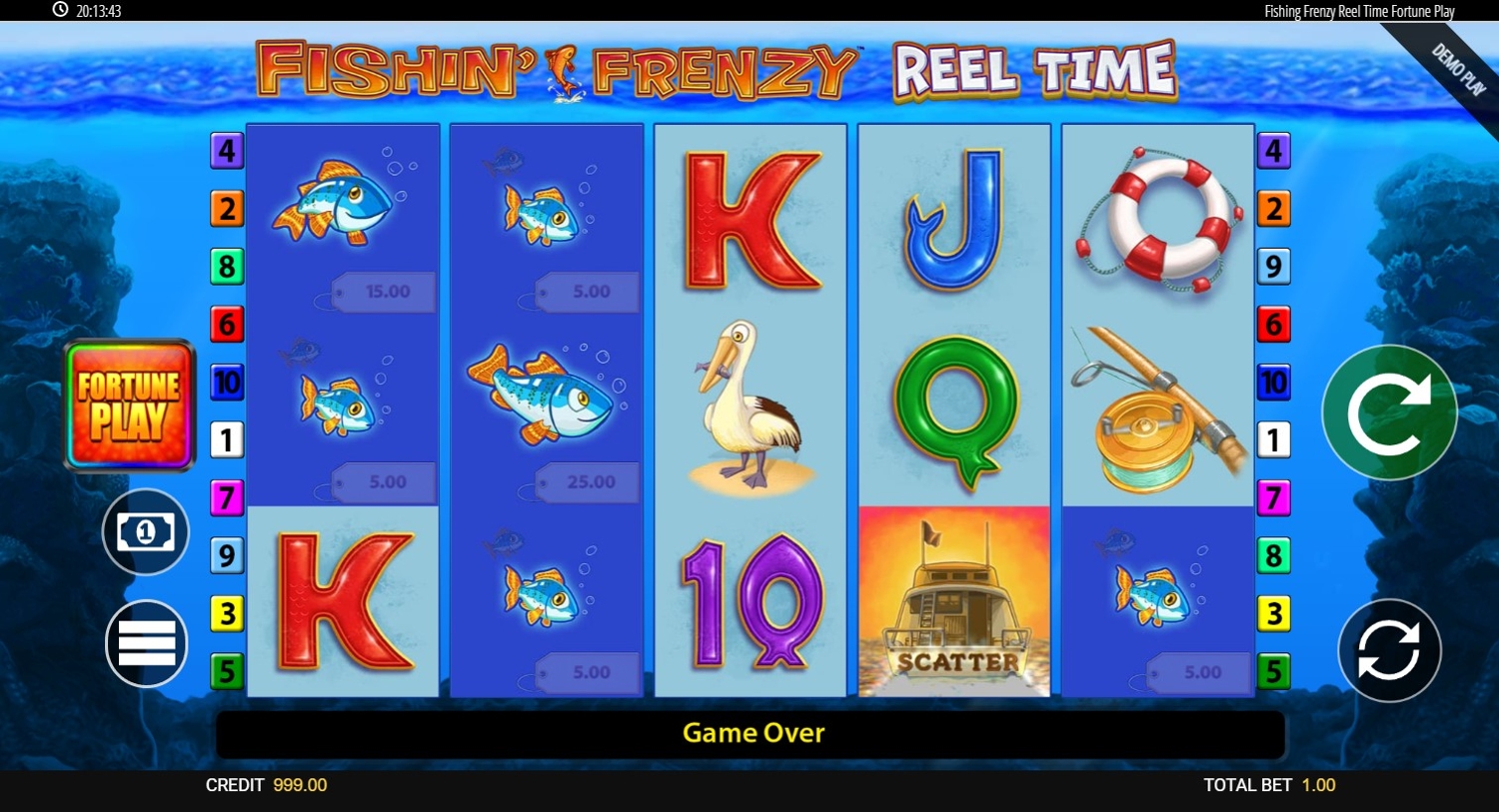 Fishin' Frenzy Reel Time Fortune