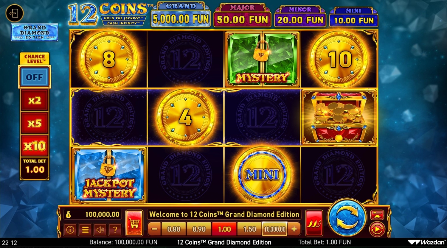 12 Coins Grand Diamond Edition