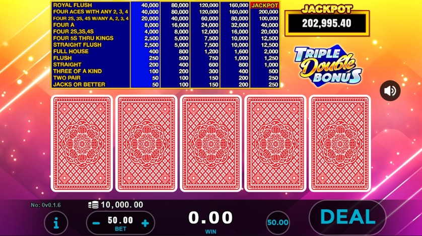 Triple Double Bonus