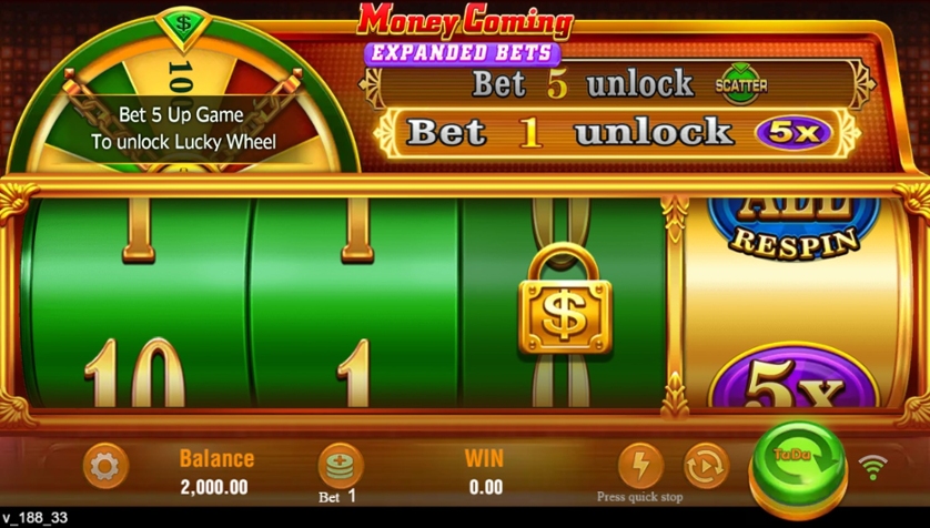 Money Coming Expanded Bets