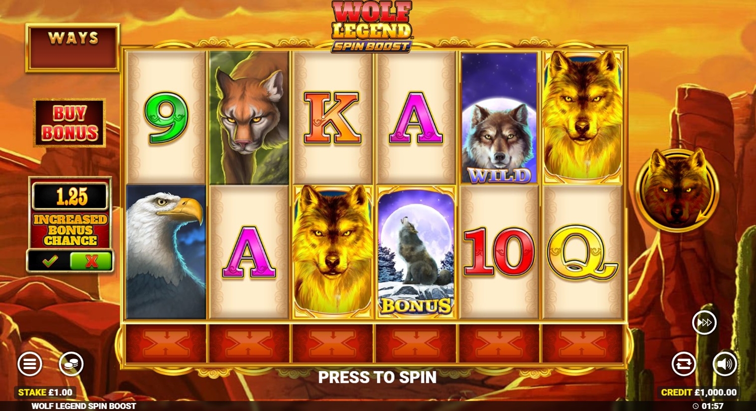 Wolf Legend Spin Boost