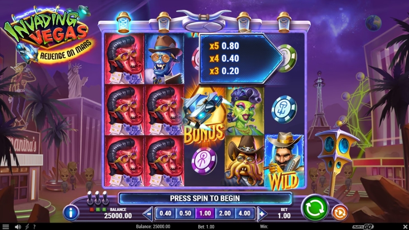 Invading Vegas Revenge on Mars
