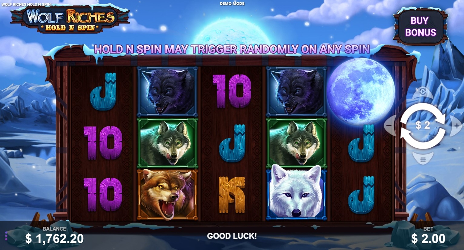 Wolf Riches Hold N Spin