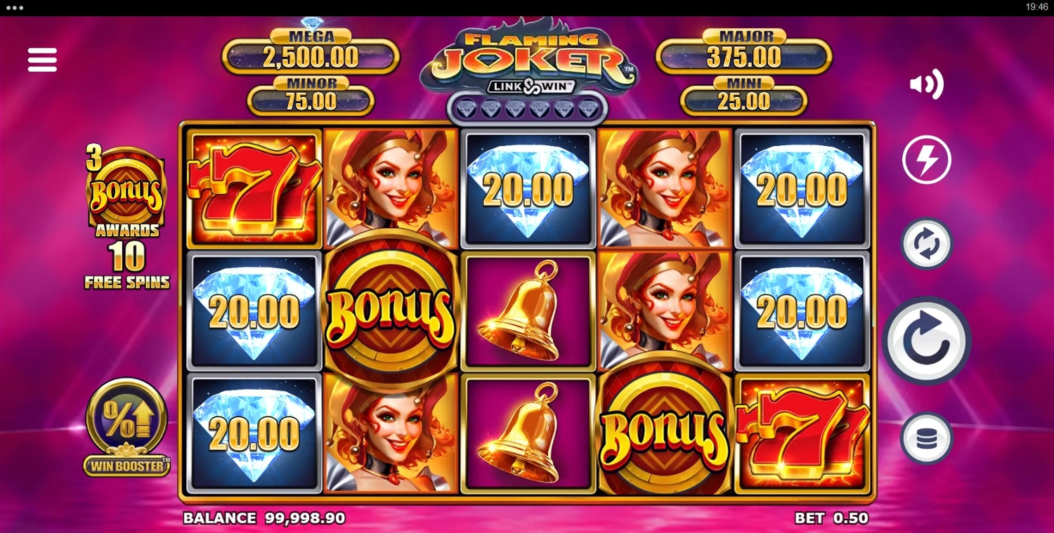 Flaming Joker Link & Win