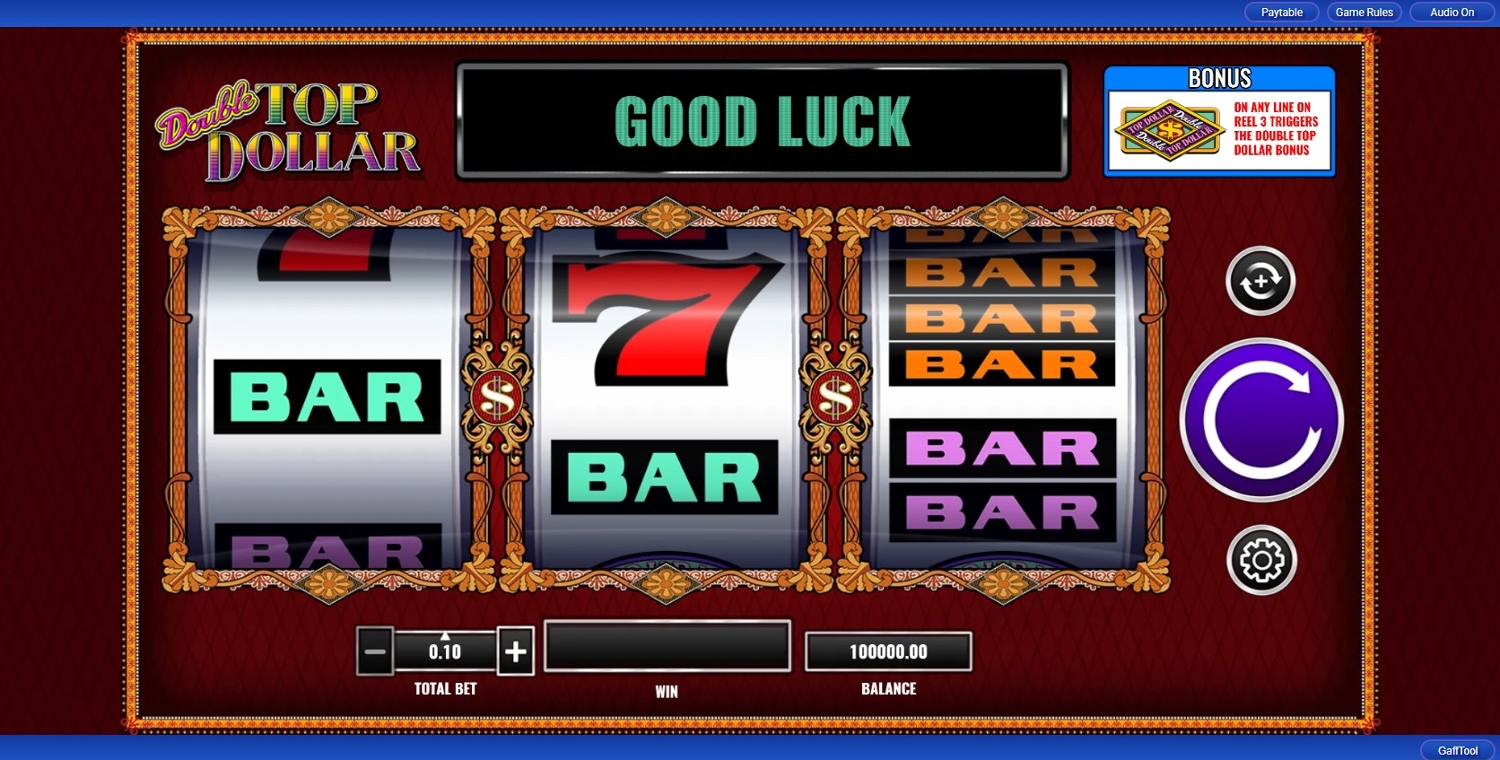 Double Top Dollar