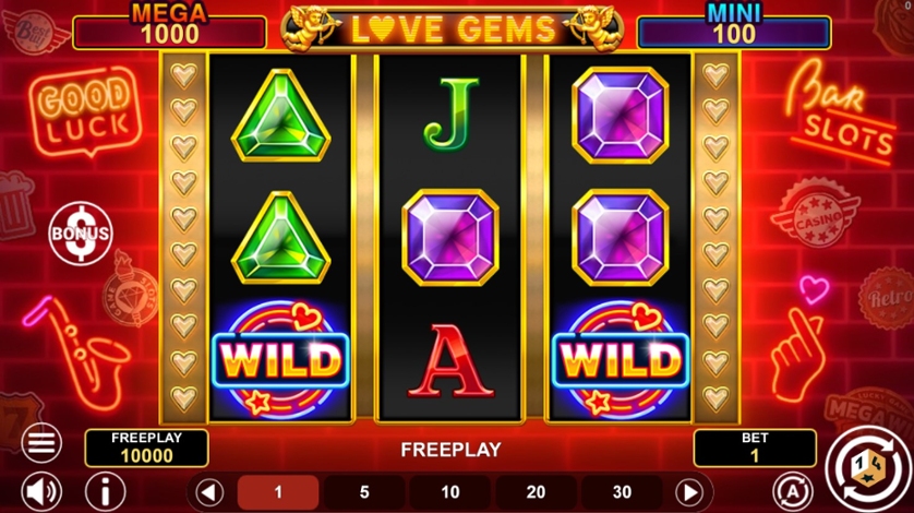 Love Gems Hold and Win