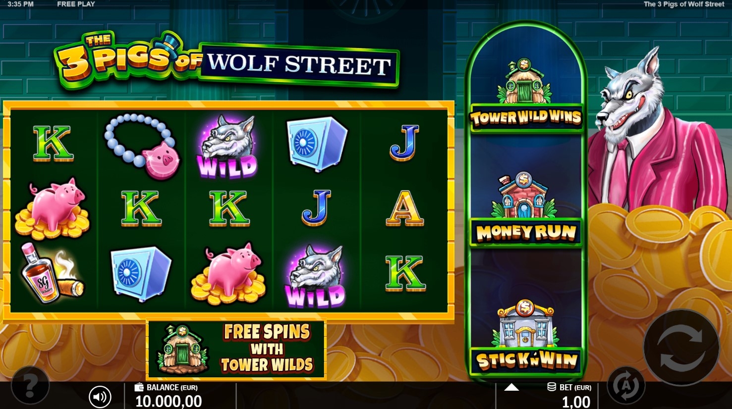 The 3 Pigs of Wolf Street