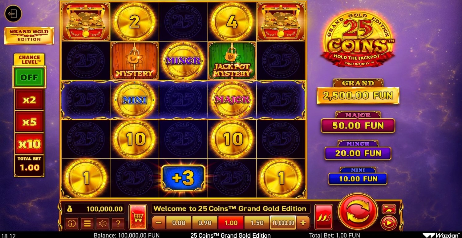 25 Coins Grand Gold Edition