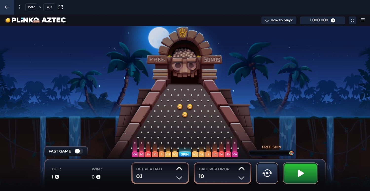 Plinko Aztec 1000
