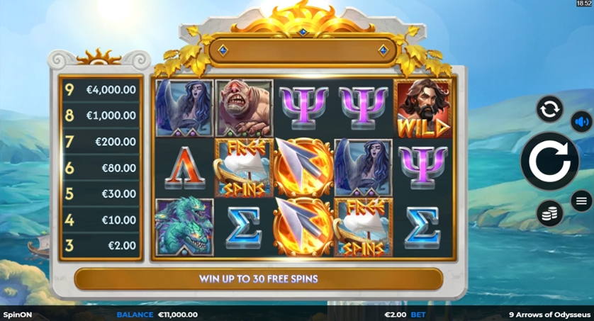 9 Arrows of Odysseus