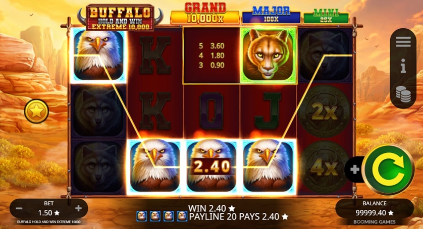 Buffalo Hold and Win Extreme 10000