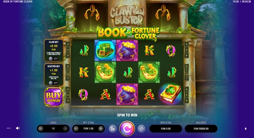 Book of Fortune Clover