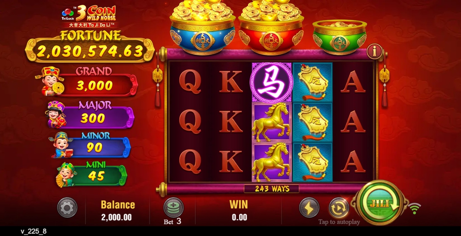 3 Coin Wild Horse