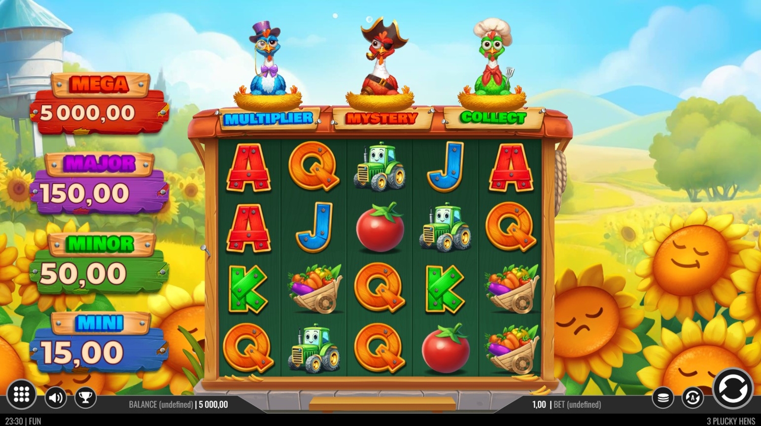 3 Plucky Hens