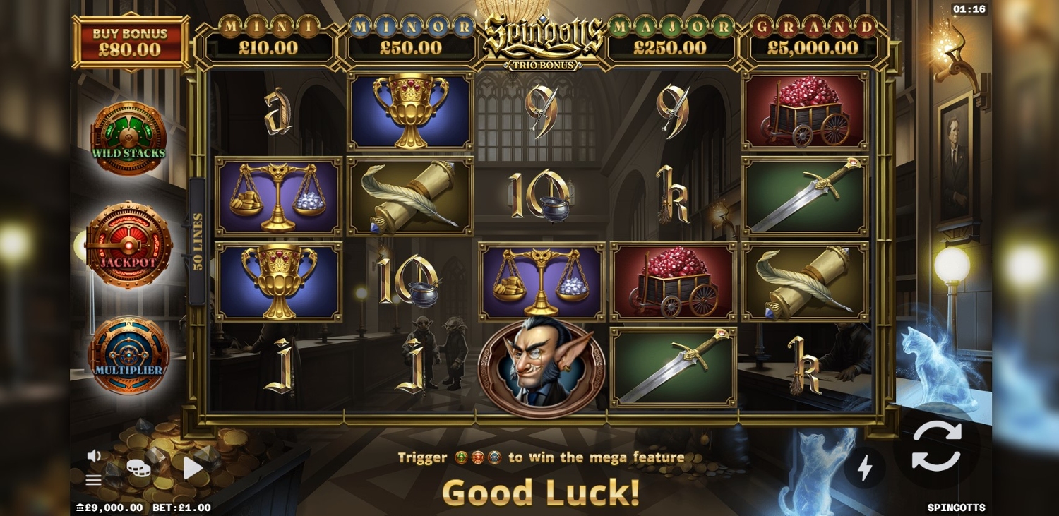 Spingotts Trio Bonus