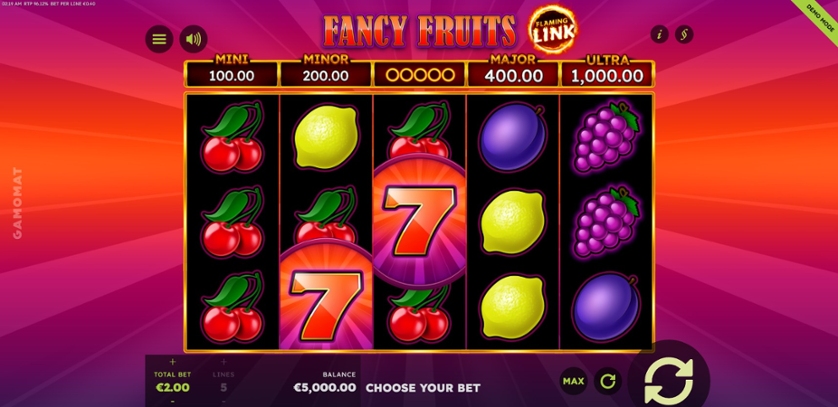 7 Fancy Fruits Flaming Link