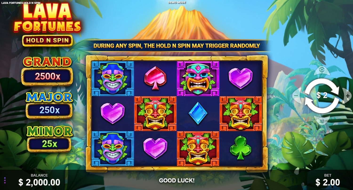 Lava Fortunes Hold N Spin