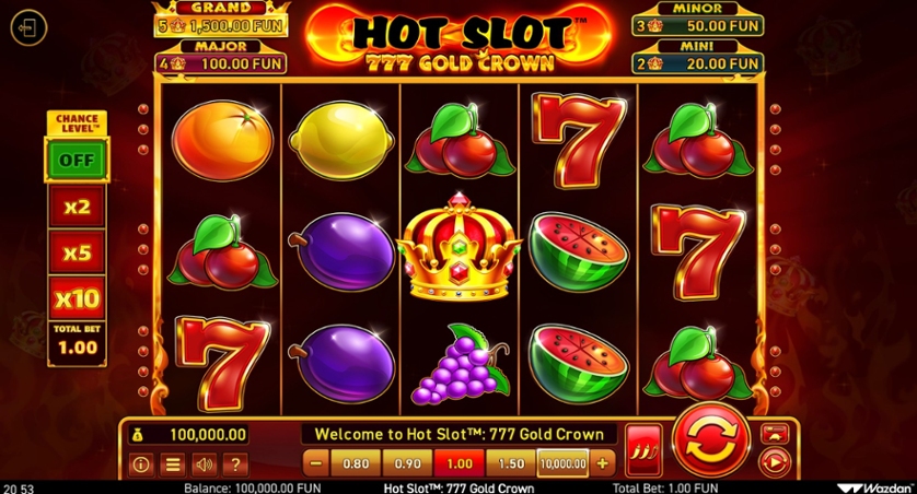 Hot Slot 777 Gold Crown