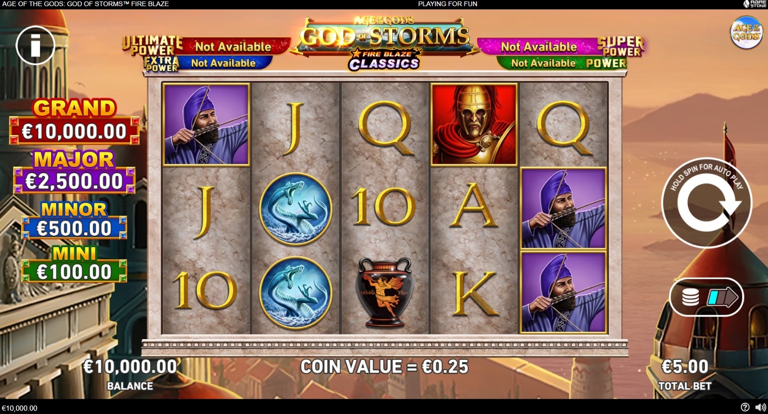 Age of the Gods: God of Storms Fire Blaze