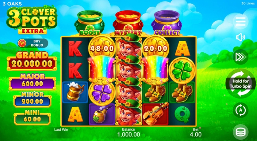 3 Clover Pots Extra