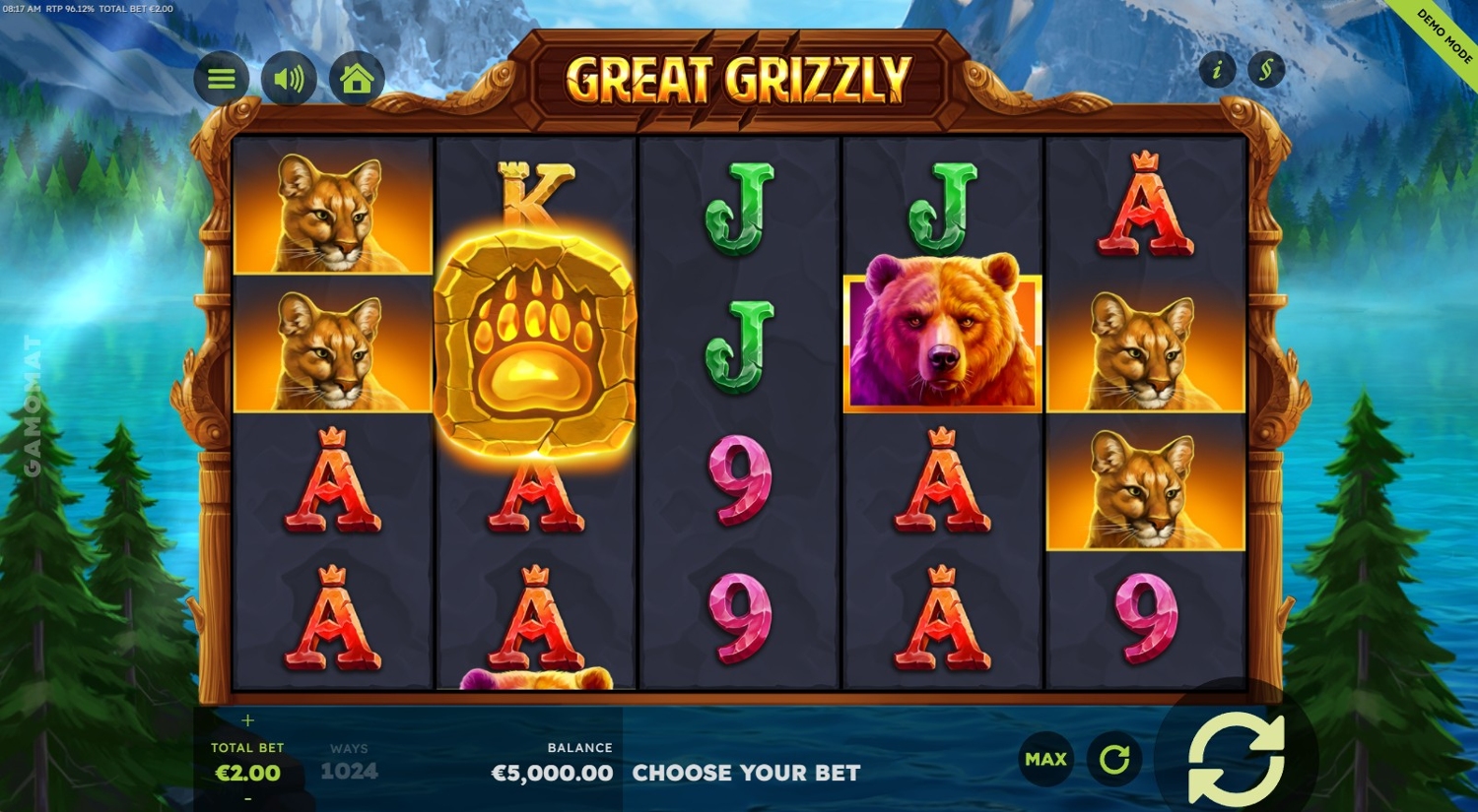 Great Grizzly (Gamomat)