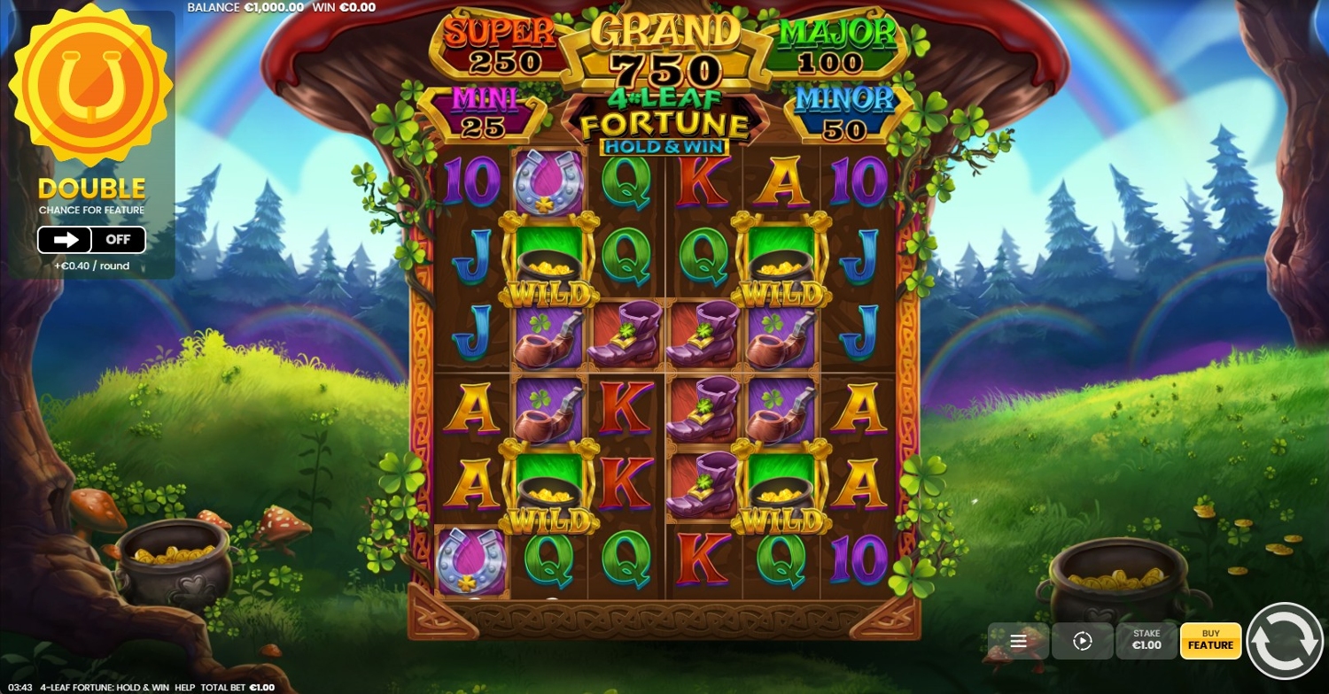 4-Leaf Fortune: Hold & Win