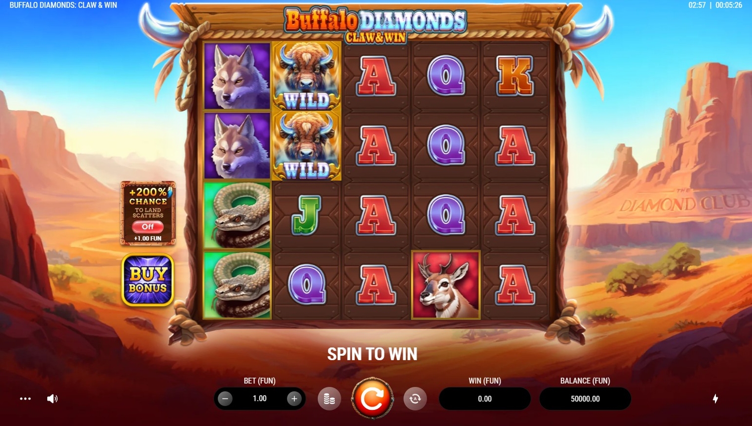 Buffalo Diamonds: Claw and Win