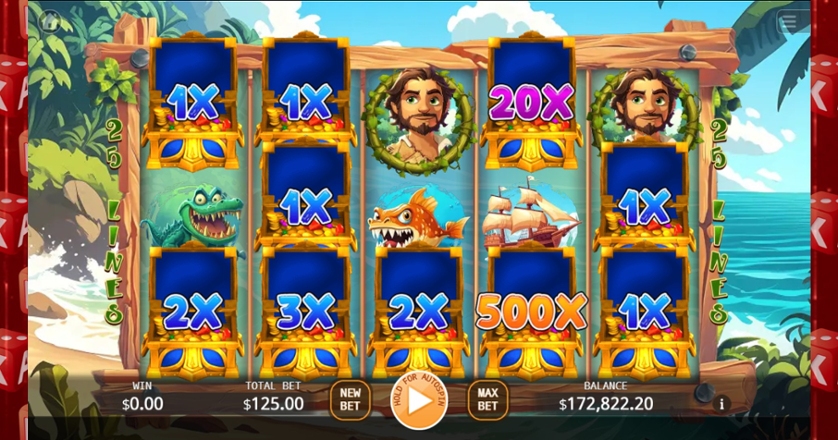 Desert Island Adventure Lock 2 Spin